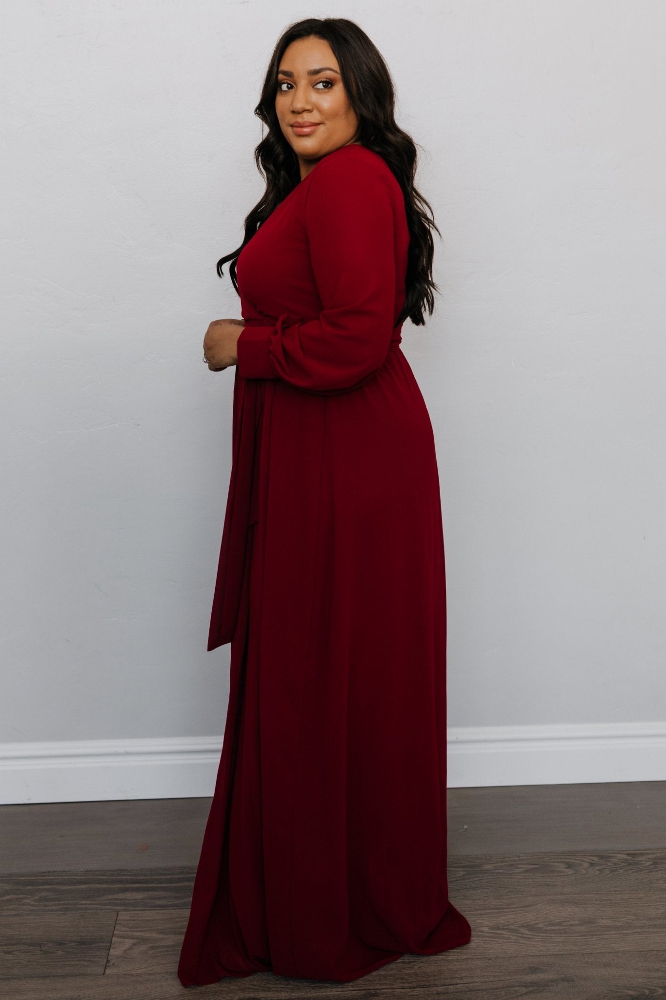 Lydia Maxi Dress | Burgundy